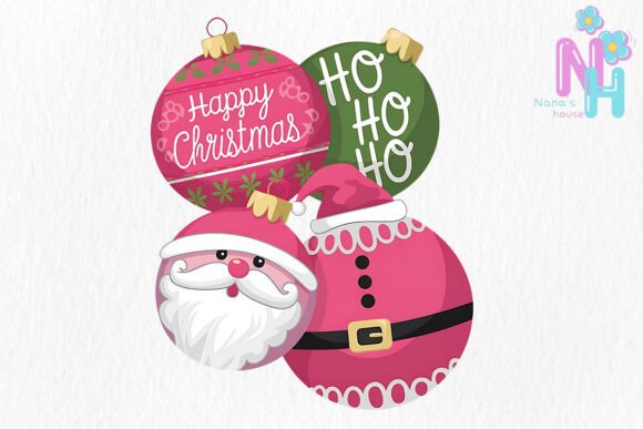 Christmas Ball Sublimation: Festive Illustrations for Crafters