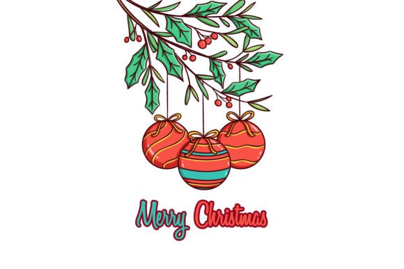 Christmas Decoration with Light Bulb Illustrations Review