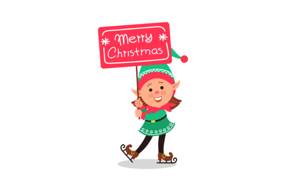 Christmas Elf Illustrations for Holiday Web Design