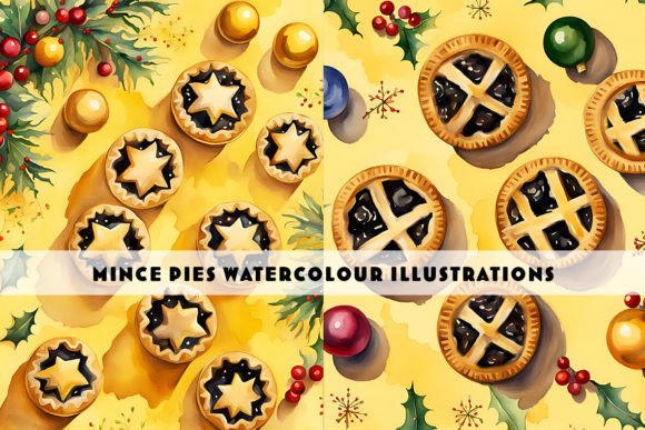 Christmas Mice Pies: Charming Illustrations for Crafters