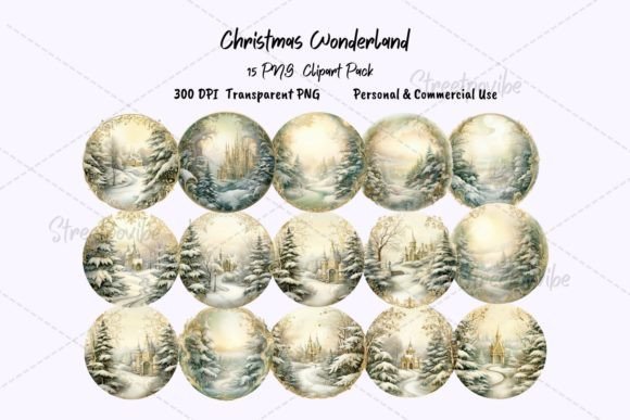 Christmas Wonderland Watercolor Clipart: Illustrations Review