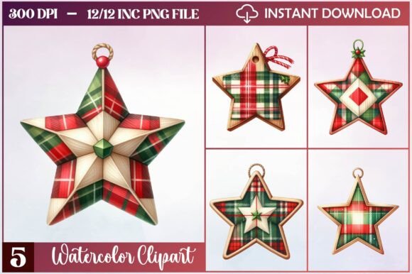 Christmas Wooden Star Clipart: A Freebies Review
