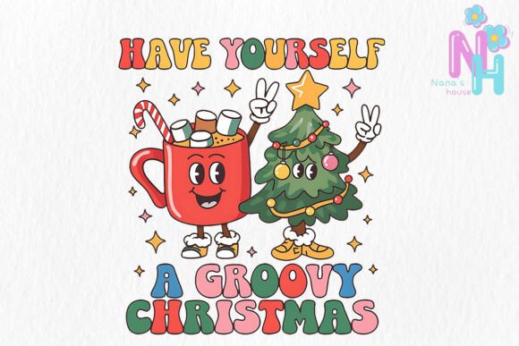 Groovy Christmas Sublima Illustrations Review