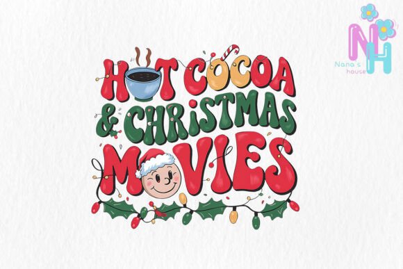 Hot Cocoa Christmas Movies Sublimation Illustrations Review