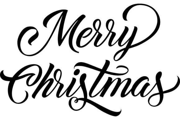 Merry Christmas Calligraphy: Creative Le Illustrations