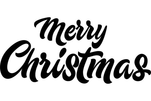 Merry Christmas Lettering: Handwritten Illustrations