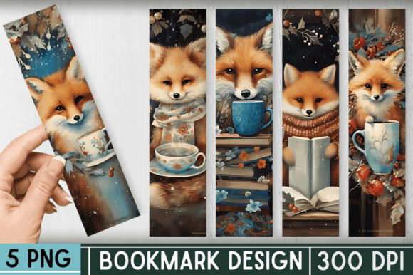 Review: Winter Fox Christmas Bookmarks PNG for Embroidery