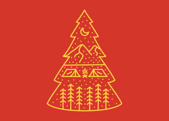 Reviewing Camping in Winter Christmas for Embroidery