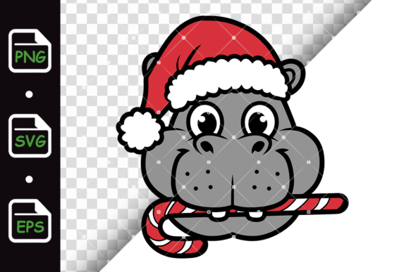 Reviewing Christmas Hippo Illustrations for Crafters